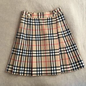 BURBERRY | Vintage “Burberry’s” Wool Plaid Skirt